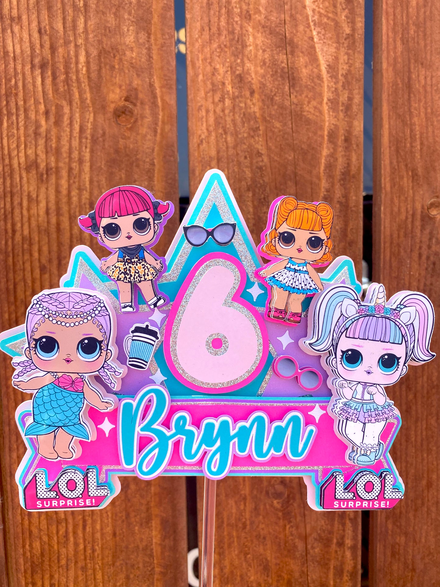3D Personalized Dolls Inspired Cake Topper
