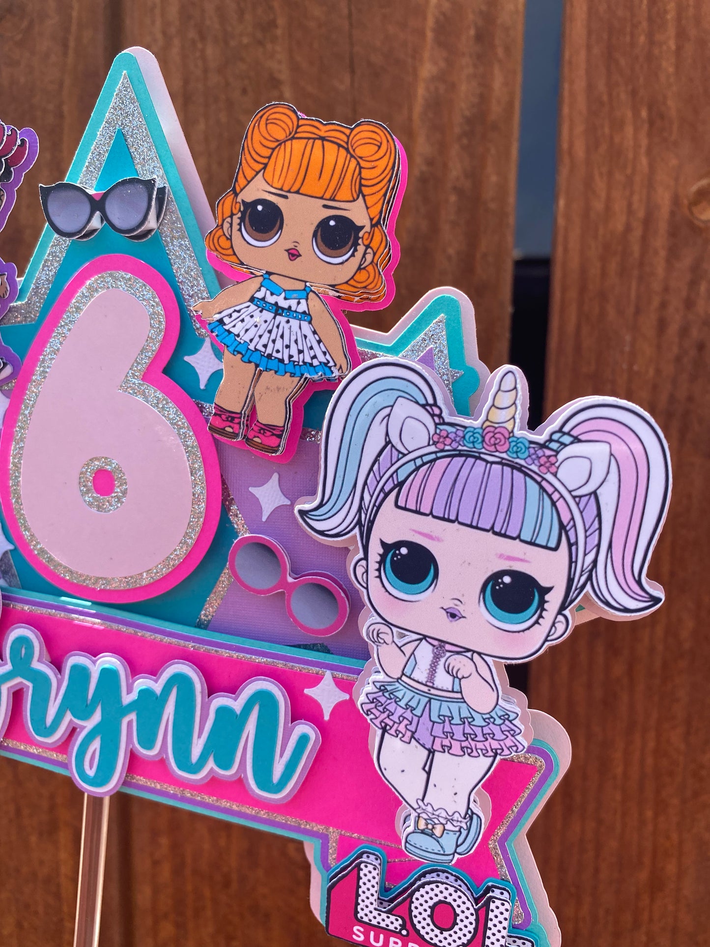 3D Personalized Dolls Inspired Cake Topper