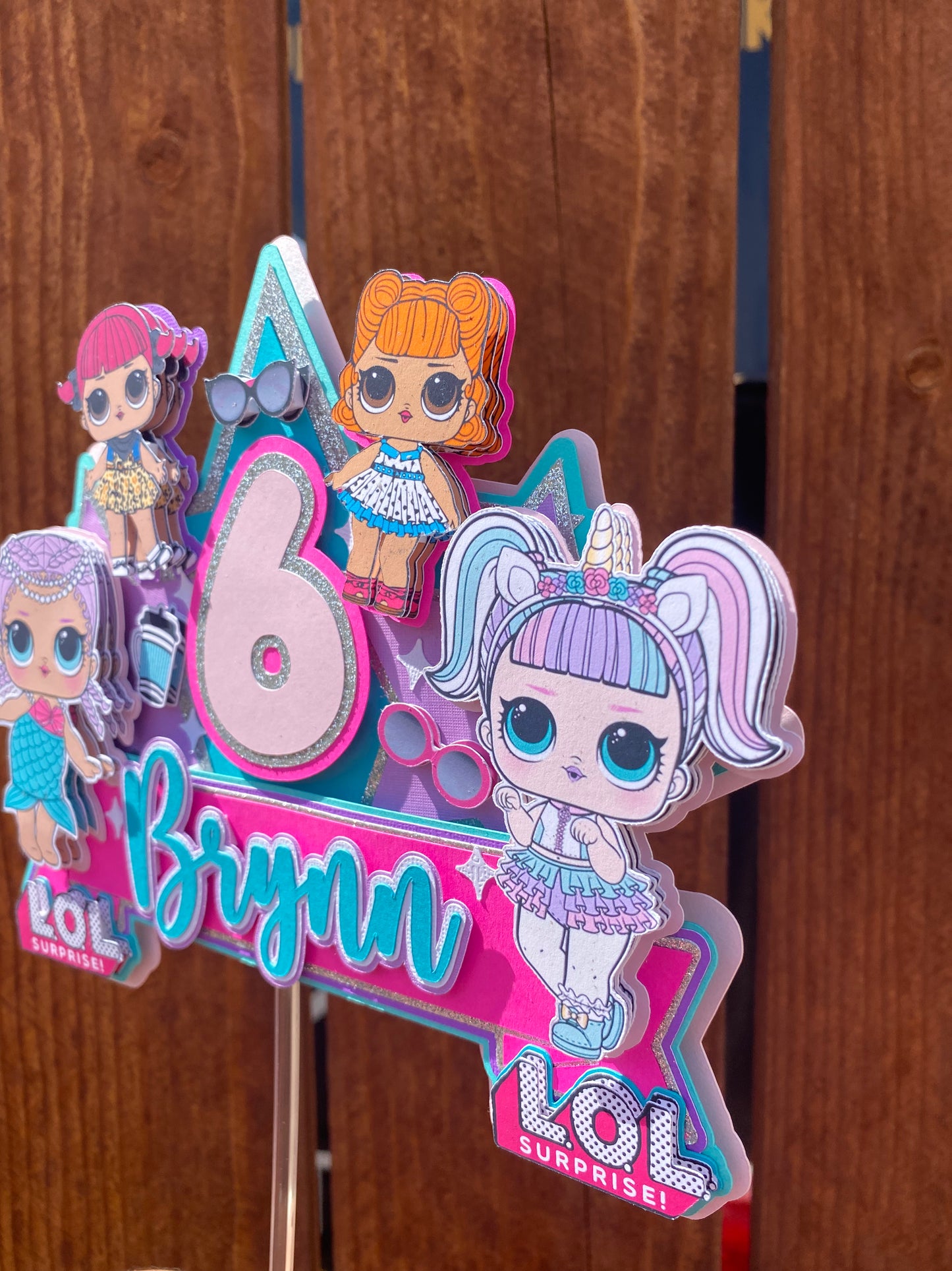 3D Personalized Dolls Inspired Cake Topper