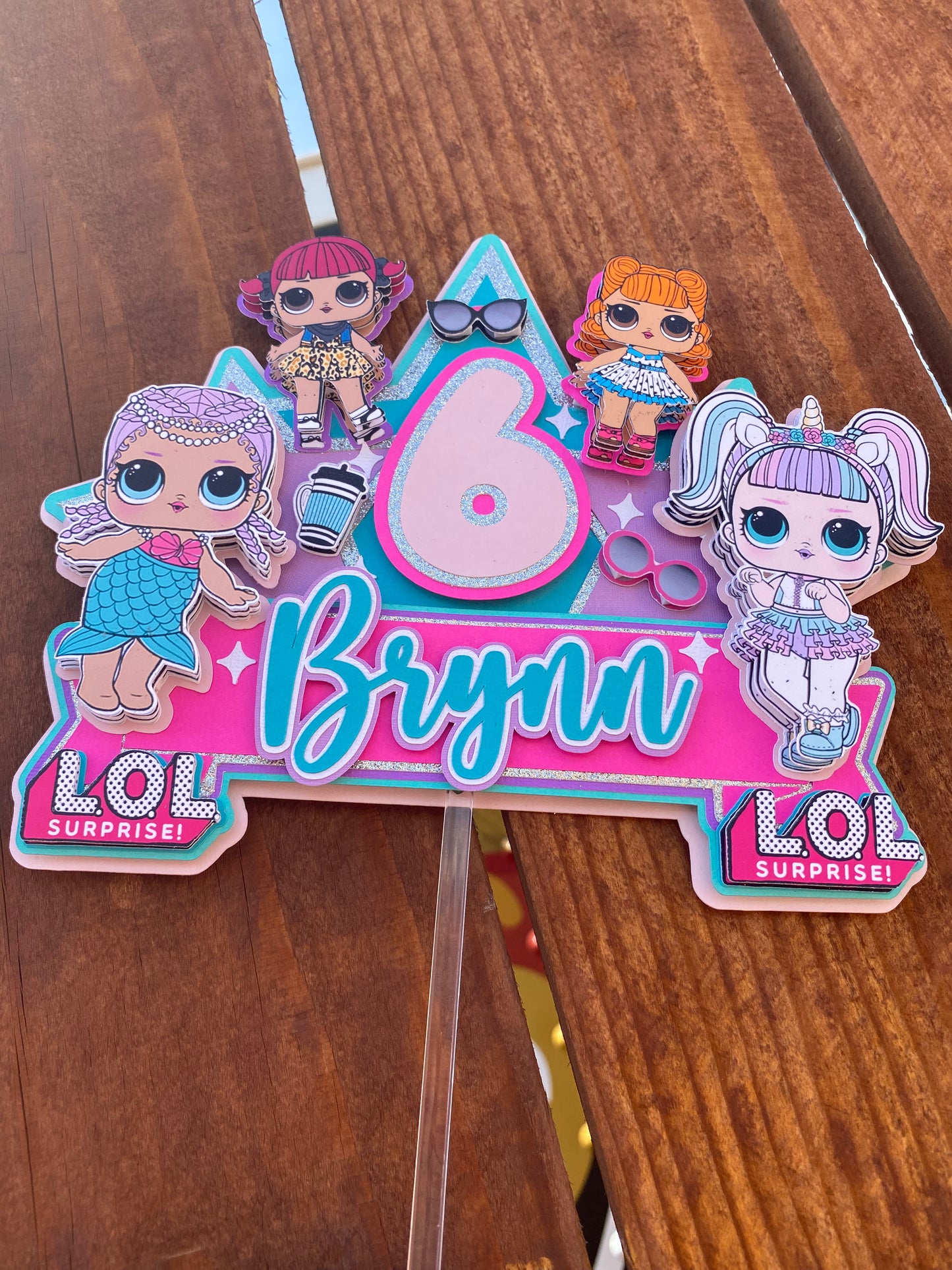 3D Personalized Dolls Inspired Cake Topper