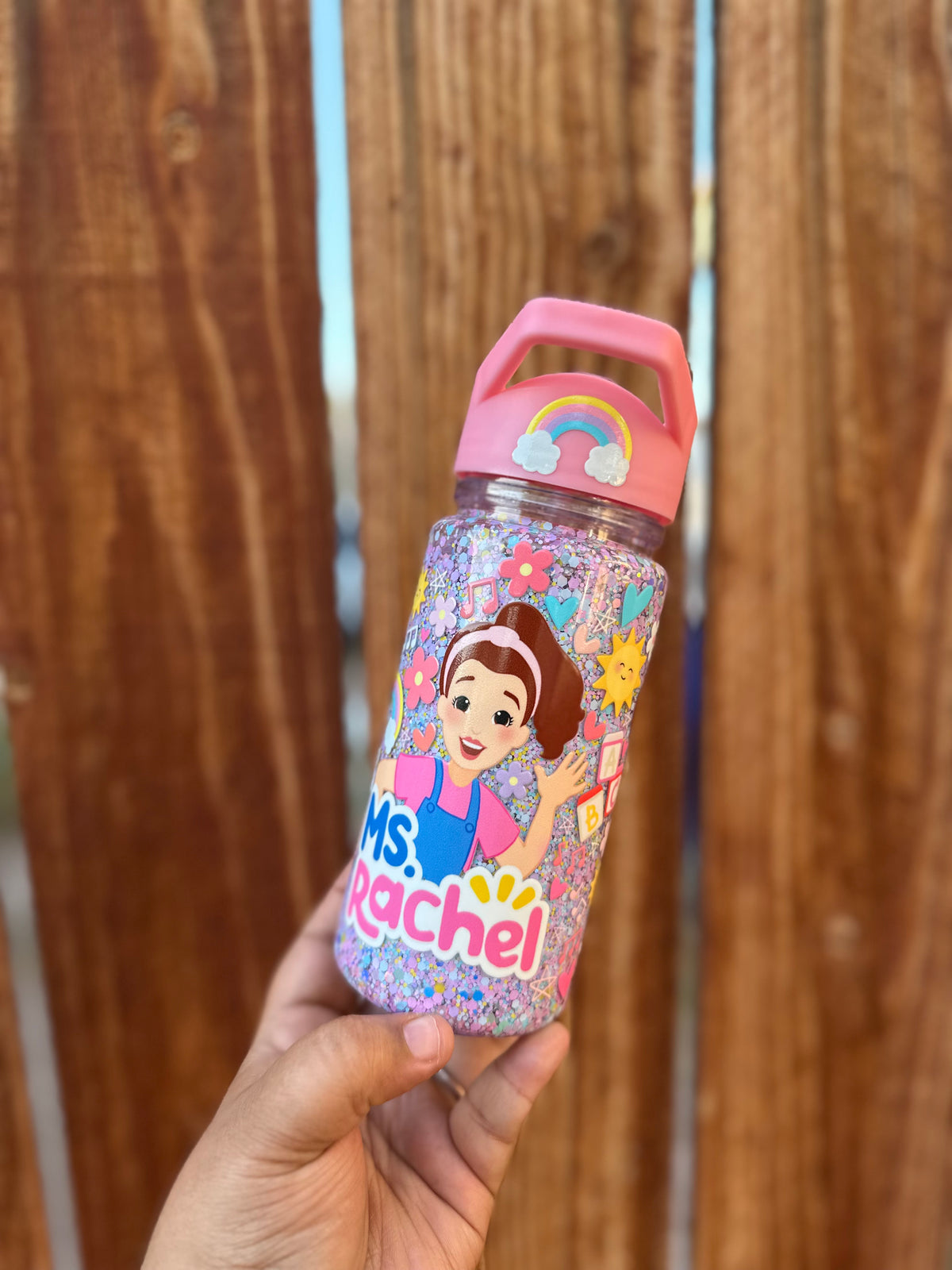 Ms. Rachel Kids Tumbler| Glitter