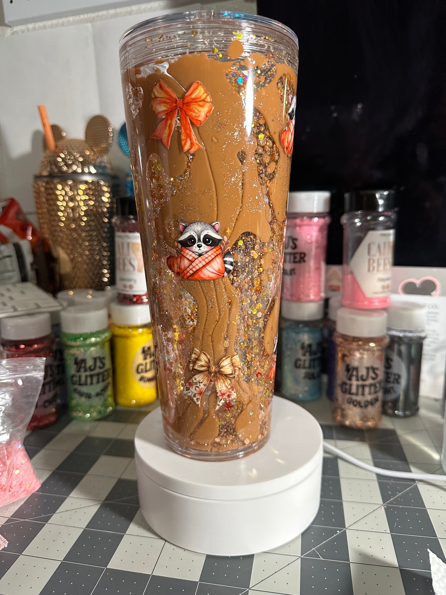 Fall Vibes 24 oz Lava tumbler(Acrylic)