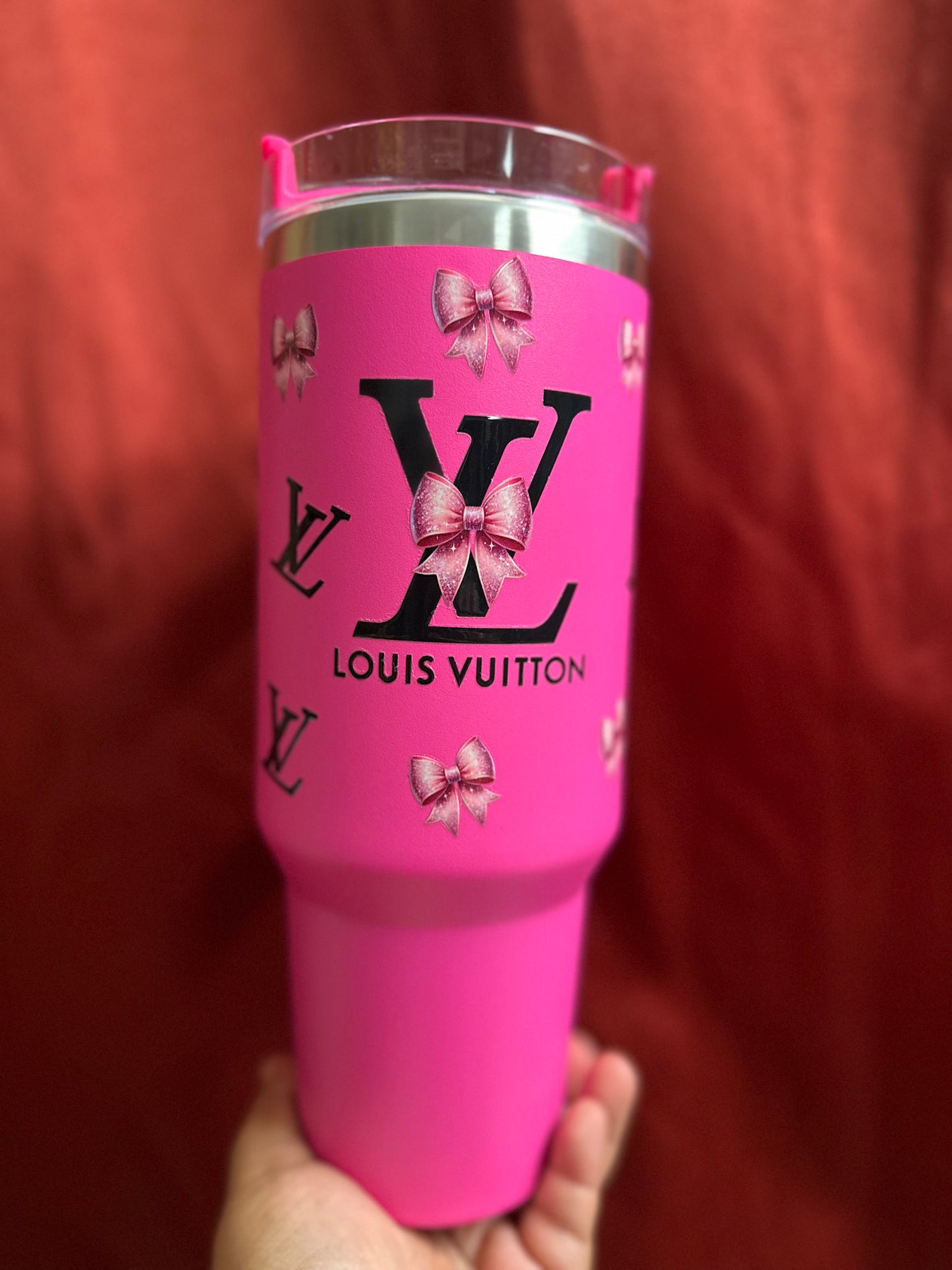 40 oz Stainless Steel Insulated Tumbler with design