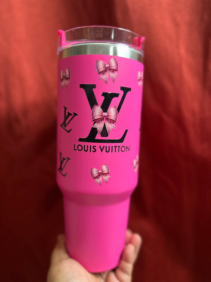 40 oz Stainless Steel Insulated Tumbler with design