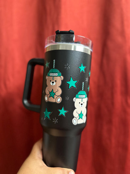 40 oz Stainless Steel Insulated Tumbler with design