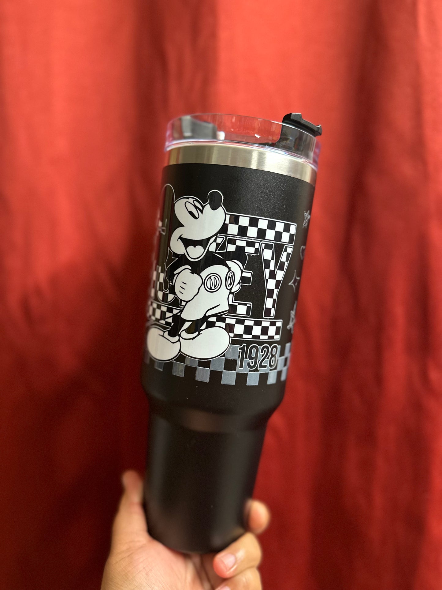 40 oz Stainless Steel Insulated Tumbler with design