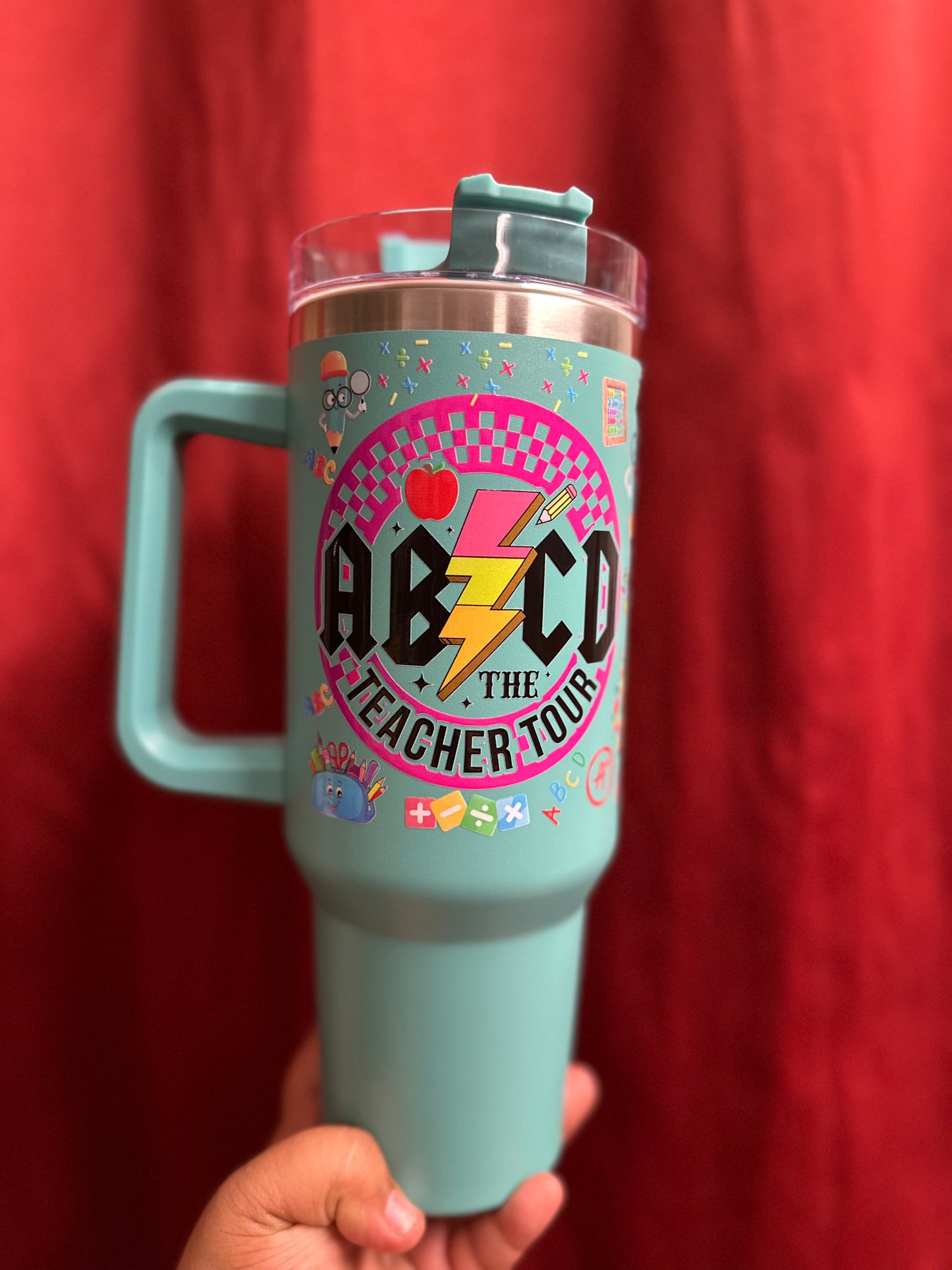 40 oz Stainless Steel Insulated Tumbler with design