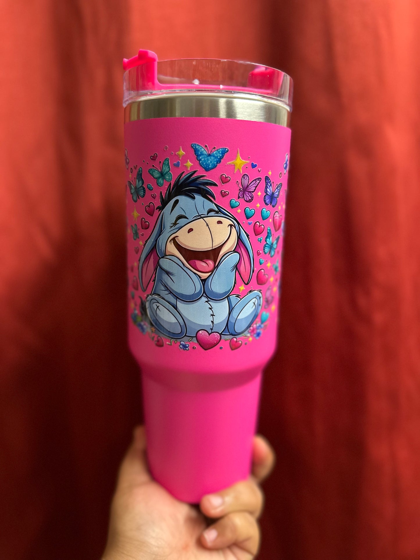 40 oz Stainless Steel Insulated Tumbler with design