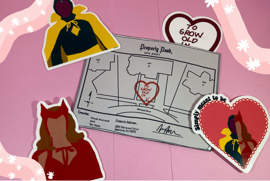 WandaVision Themed Sticker Pack