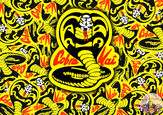 Karate Cobra Sticker