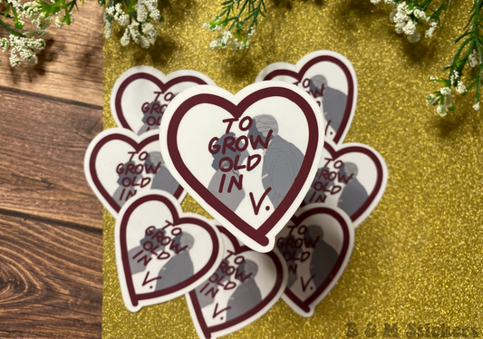 WandaVision  Inspired "Vision's Heart" Sticker