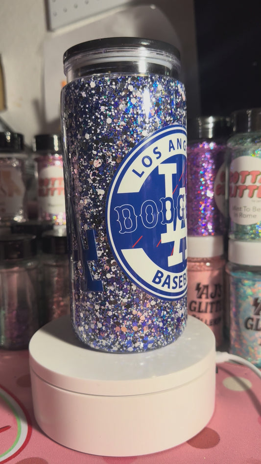 Los Angeles Baseball 20 oz snowglobe tumbler